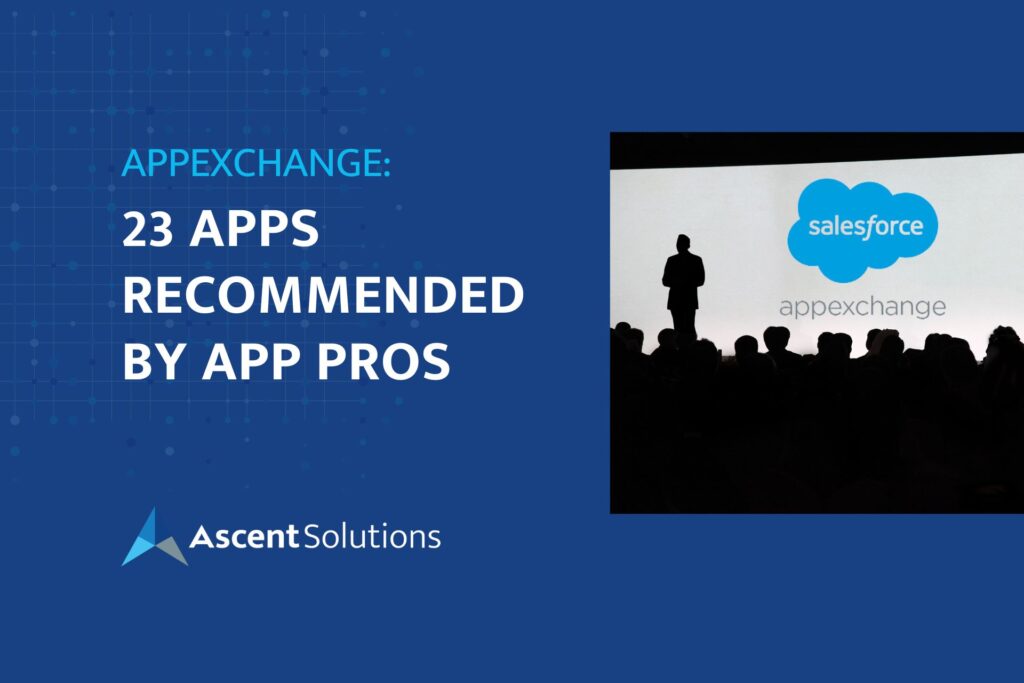 Ascent ERP Selected #1 Back Office Application on Salesforce