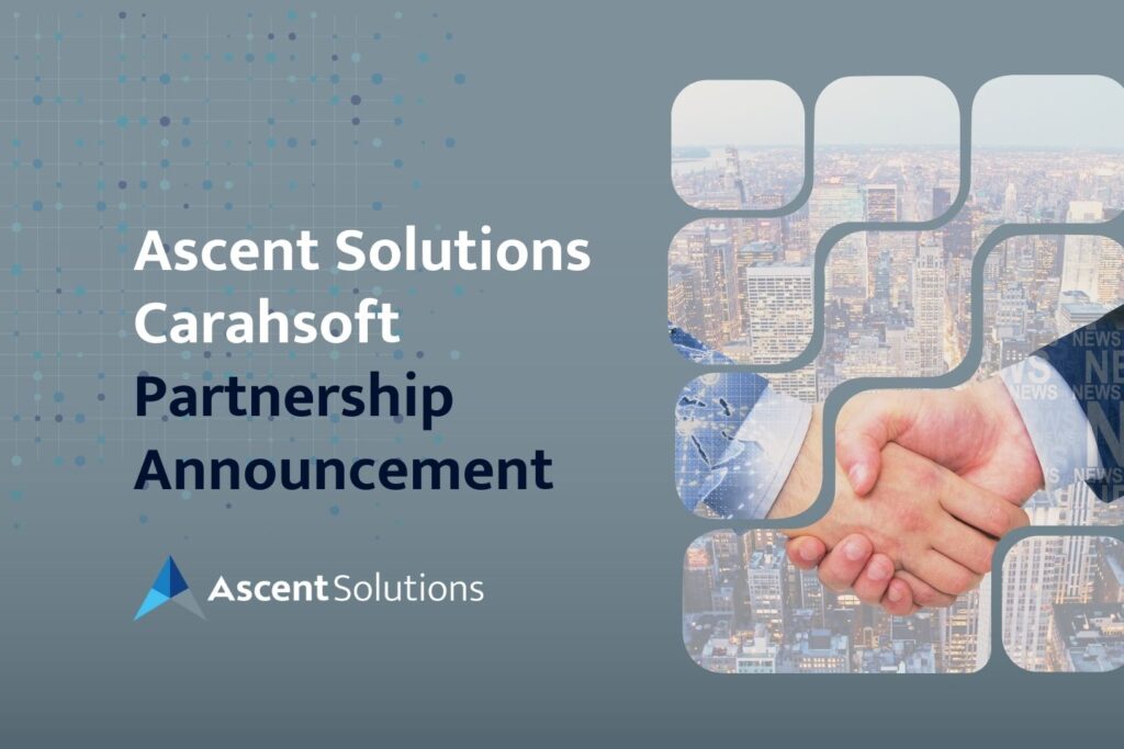 Ascent Solutions Carahsoft Partnership Announcement