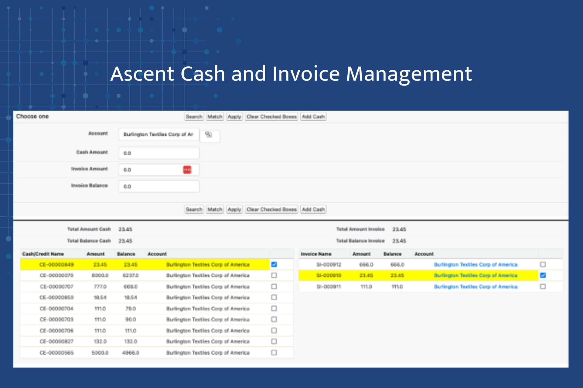 Ascent Workato Recipes- Integrate ERP CRM 3rd Party Apps- cash and Invoice Management