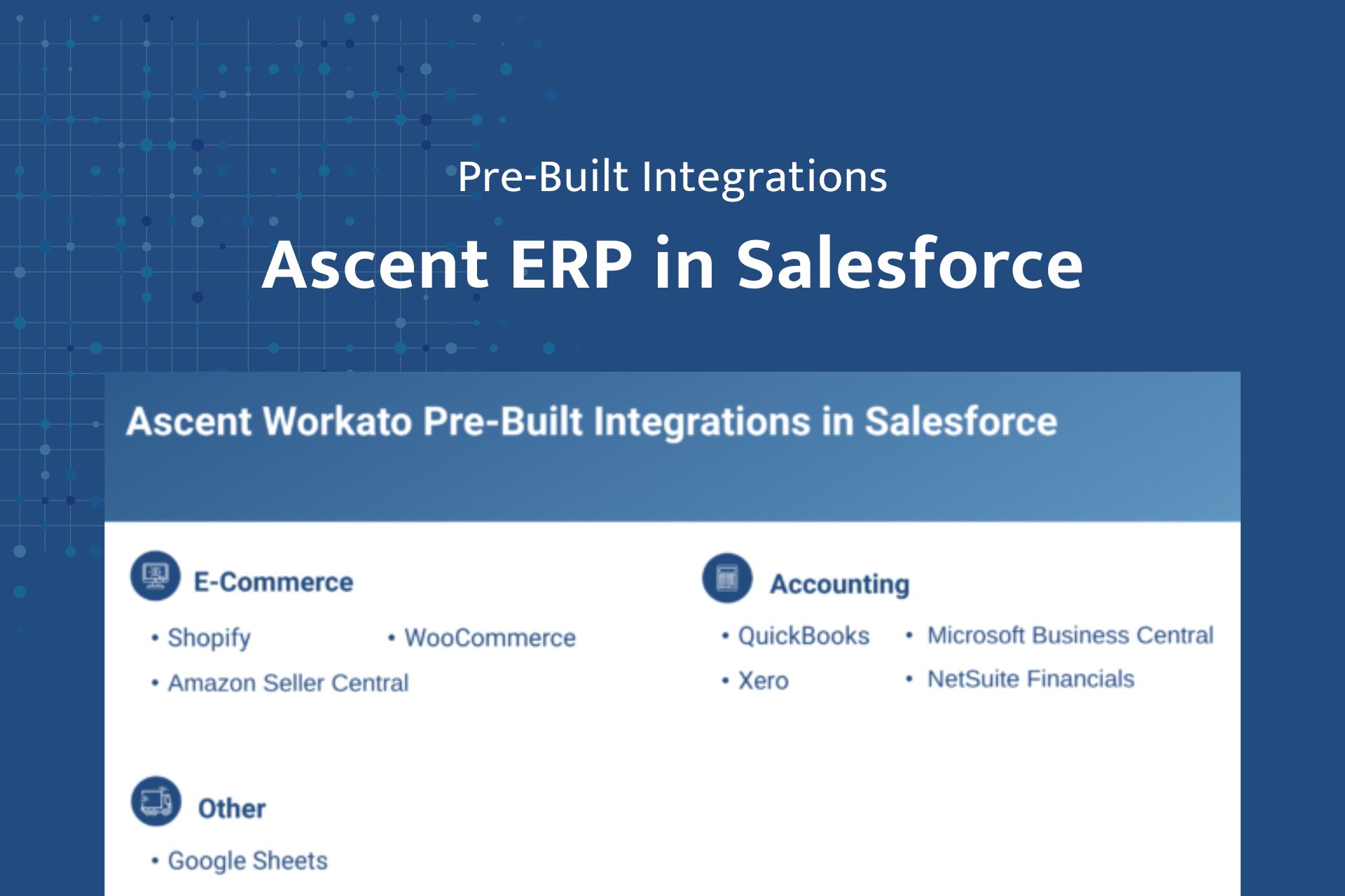 Ascent Workato Recipes- Integrate ERP CRM 3rd Party Apps
