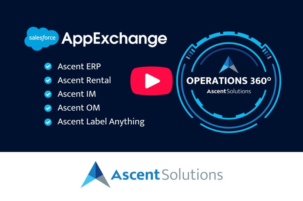 Ascent Solutions is Cloud ERP on Salesforce for Operations 360