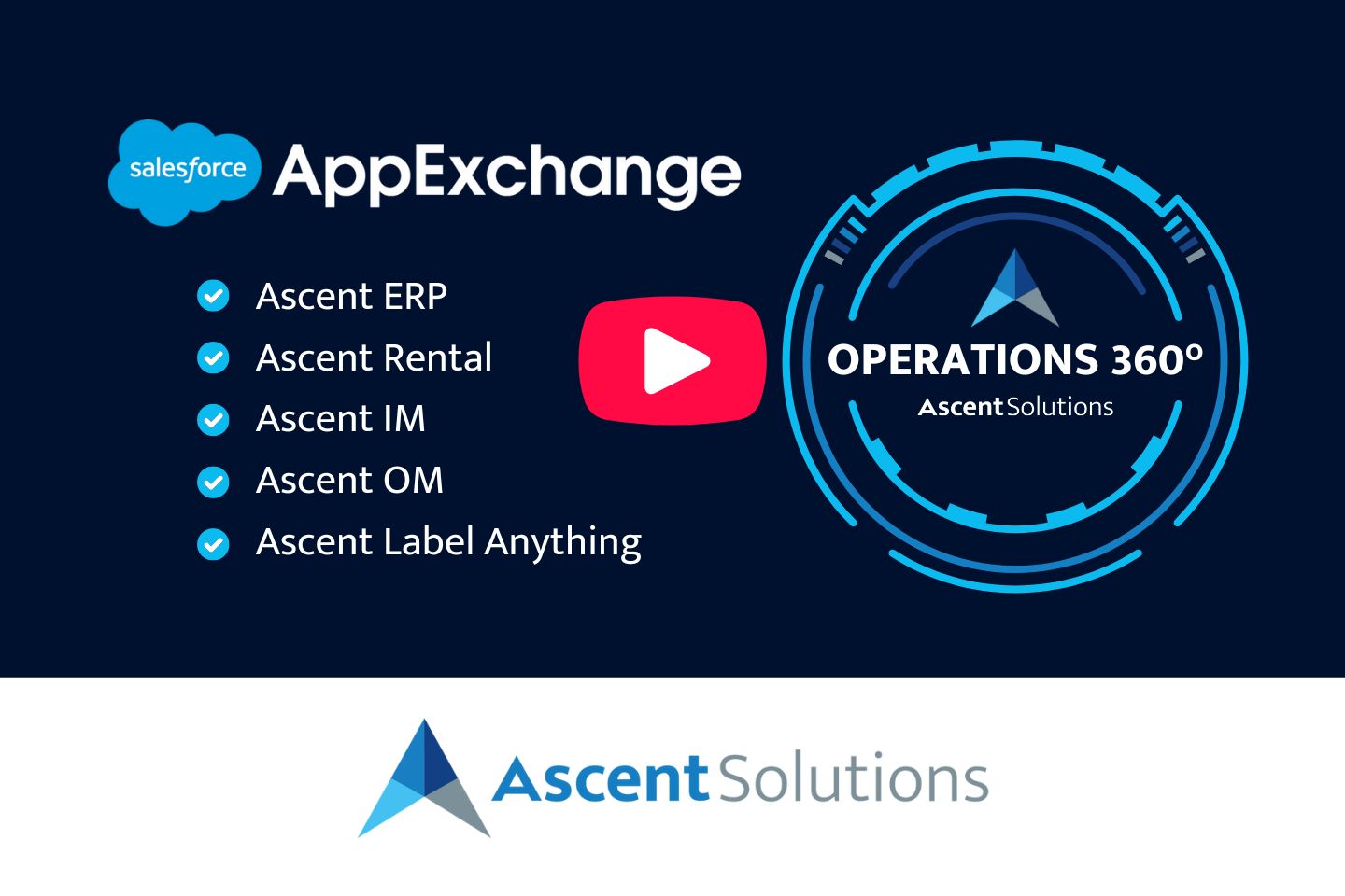 Salesforce AppExchange Ascent Solutions Cloud ERP Video Intro